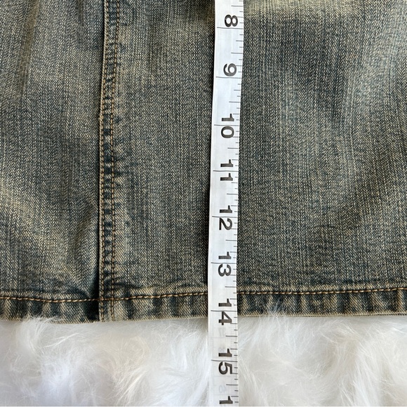 NWT Vintage Express Denim Mini Skirt - Picture 7 of 13